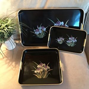 Vintage 70’s LacquerWare nesting trays from Japan